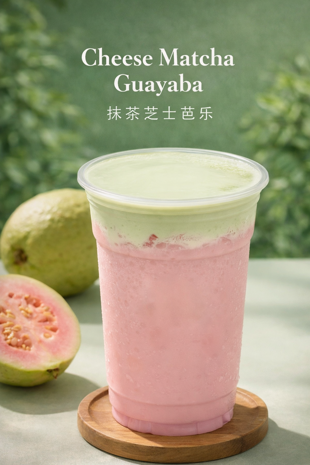 cheese matcha guayaba
