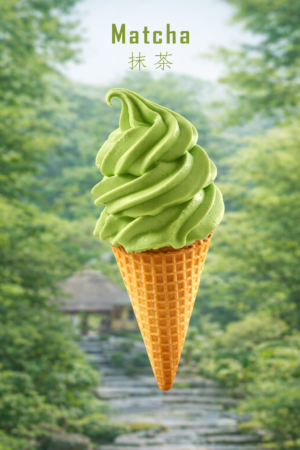 helado de matcha